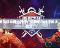 DNF英雄級(jí)難度排行榜：勇者們的終極挑戰(zhàn)，誰將登頂？