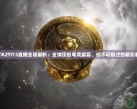 DOTA2TI13直播全程解析：全球頂級電競盛宴，你不可錯過的精彩時刻！