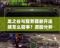 龍之谷與服務(wù)器斷開連接怎么回事？原因分析與解決方案！