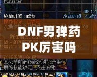 DNF男彈藥PK厲害嗎？深入分析男彈藥的戰(zhàn)斗力與技巧！