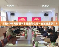 《我叫MT英雄副本水元素怎么過？全攻略來襲！》