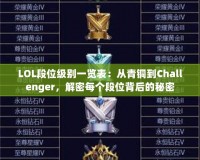 LOL段位級(jí)別一覽表：從青銅到Challenger，解密每個(gè)段位背后的秘密