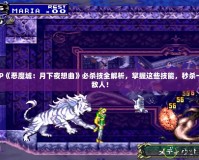 PSP《惡魔城：月下夜想曲》必殺技全解析，掌握這些技能，秒殺一切敵人！