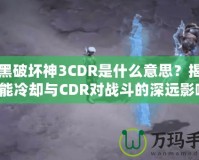 暗黑破壞神3CDR是什么意思？揭秘技能冷卻與CDR對戰(zhàn)斗的深遠影響！