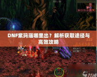 DNF紫瑪瑙哪里出？解析獲取途徑與高效攻略