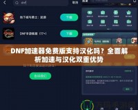 DNF加速器免費版支持漢化嗎？全面解析加速與漢化雙重優(yōu)勢