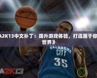 《NBA2K13中文補丁：提升游戲體驗，打造屬于你的籃球世界》