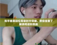 和平精英段位等級劃分詳細(xì)，帶你全面了解游戲進階路線