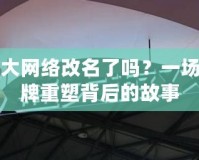 盛大網(wǎng)絡改名了嗎？一場品牌重塑背后的故事