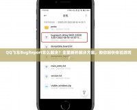 QQ飛車BugReport怎么解決？全面解析解決方案，助你暢快體驗(yàn)游戲！