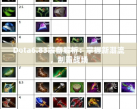 Dota6.83裝備解析：掌握新潮流，制霸戰(zhàn)場(chǎng)