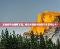 忍者傳奇破解版下載，帶你體驗(yàn)最刺激的忍者冒險(xiǎn)世界！