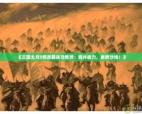 《三國無雙5修改器戰(zhàn)馬修改：提升戰(zhàn)力，馳騁沙場！》