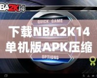 下載NBA2K14單機版APK壓縮包，暢享極致籃球體驗！