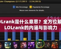 LOLrank是什么意思？全方位解讀LOLrank的內(nèi)涵與影響力