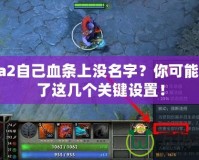 Dota2自己血條上沒名字？你可能錯過了這幾個關鍵設置！