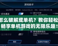 網(wǎng)游怎么破解成單機？教你輕松轉(zhuǎn)換，暢享單機游戲的無限樂趣！