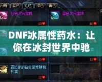 DNF冰屬性藥水：讓你在冰封世界中馳騁的神奇助力