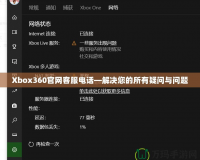 Xbox360官網(wǎng)客服電話—解決您的所有疑問與問題