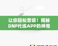 讓你輕松晉級！揭秘DNF代練APP的神奇魅力