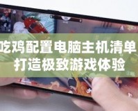 吃雞配置電腦主機清單，打造極致游戲體驗