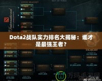 Dota2戰(zhàn)隊實力排名大揭秘：誰才是最強王者？