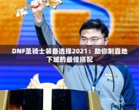 DNF圣騎士裝備選擇2021：助你制霸地下城的最佳搭配