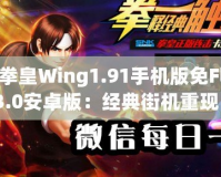 《拳皇Wing1.91手機版免FlashV3.0安卓版：經(jīng)典街機重現(xiàn)，暢享極致格斗體驗》