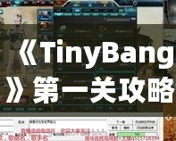 《TinyBang》第一關(guān)攻略：從迷霧中找到線索，開啟你的冒險之旅！