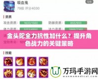 金頭陀全力抗性加什么？提升角色戰(zhàn)力的關(guān)鍵策略