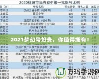 2021夢(mèng)幻號(hào)好貴，你值得擁有！