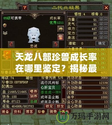 天龍八部珍獸成長率在哪里鑒定？揭秘最全面的珍獸成長秘籍