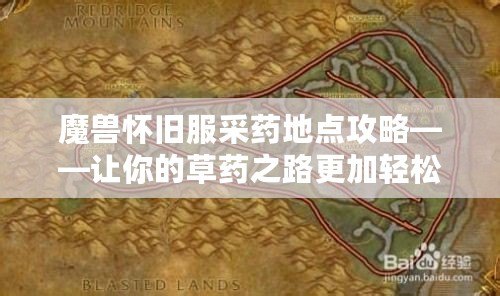 魔獸懷舊服采藥地點攻略——讓你的草藥之路更加輕松