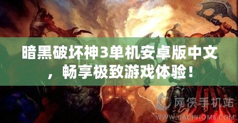 暗黑破壞神3單機(jī)安卓版中文，暢享極致游戲體驗(yàn)！