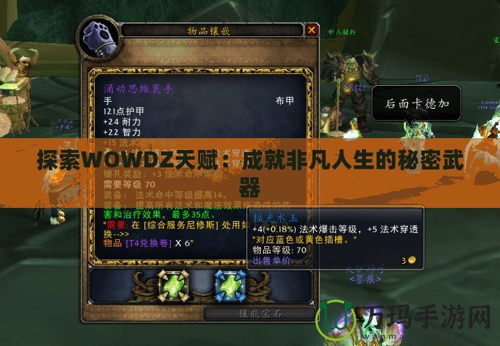 探索WOWDZ天賦：成就非凡人生的秘密武器