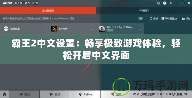 霸王2中文設(shè)置：暢享極致游戲體驗，輕松開啟中文界面