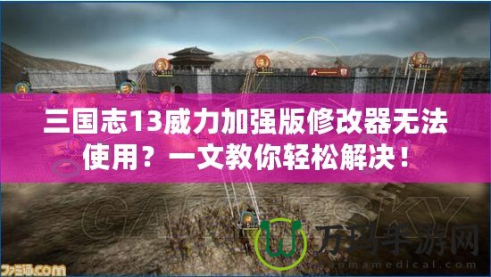 三國(guó)志13威力加強(qiáng)版修改器無(wú)法使用？一文教你輕松解決！