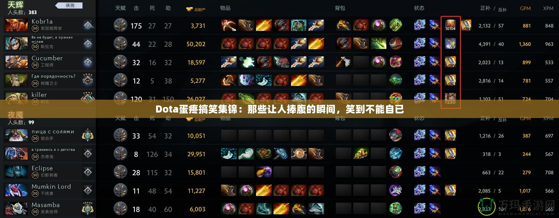 Dota蛋疼搞笑集錦：那些讓人捧腹的瞬間，笑到不能自已