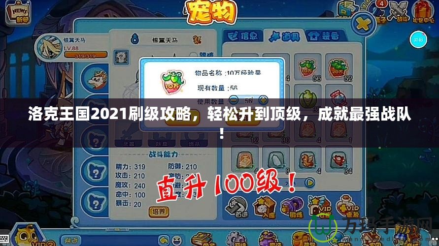 洛克王國(guó)2021刷級(jí)攻略，輕松升到頂級(jí)，成就最強(qiáng)戰(zhàn)隊(duì)！