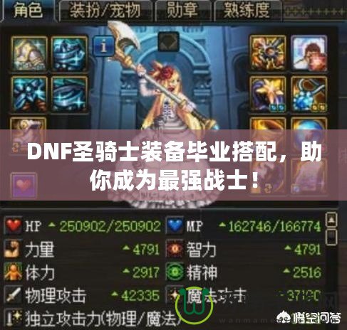 DNF圣騎士裝備畢業(yè)搭配，助你成為最強戰(zhàn)士！