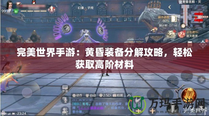 完美世界手游：黃昏裝備分解攻略，輕松獲取高階材料