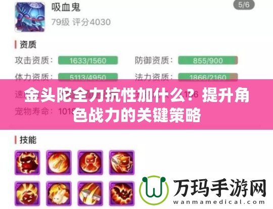 金頭陀全力抗性加什么？提升角色戰(zhàn)力的關(guān)鍵策略