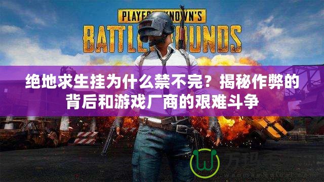 絕地求生掛為什么禁不完？揭秘作弊的背后和游戲廠商的艱難斗爭