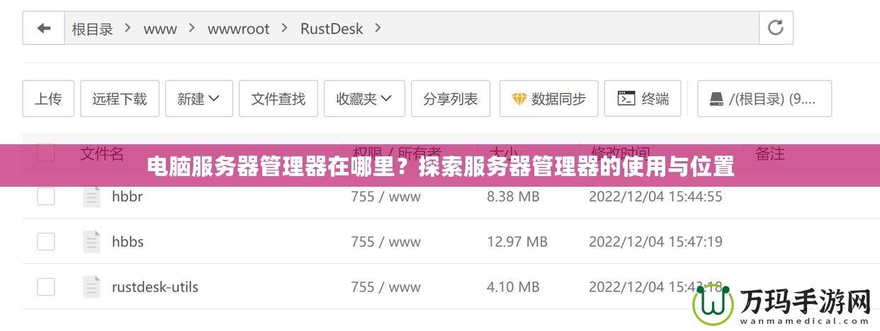 電腦服務(wù)器管理器在哪里？探索服務(wù)器管理器的使用與位置