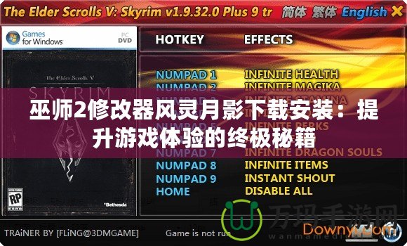 巫師2修改器風(fēng)靈月影下載安裝：提升游戲體驗(yàn)的終極秘籍