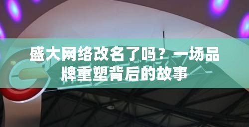 盛大網(wǎng)絡(luò)改名了嗎？一場品牌重塑背后的故事